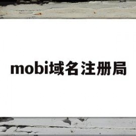 关于mobi域名注册局的信息