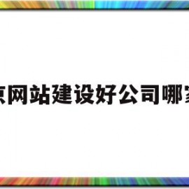 北京网站建设好公司哪家好(北京B2B网站建设公司哪家好)
