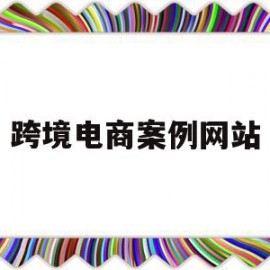 跨境电商案例网站(跨境电商是真的还是诈骗)