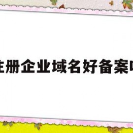 注册企业域名好备案吗(企业域名备案备注怎么写)