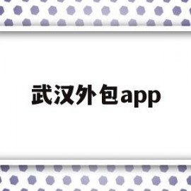 武汉外包app(武汉外包服务公司)