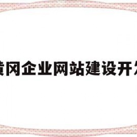 黄冈企业网站建设开发(黄冈企业网站建设开发招标)