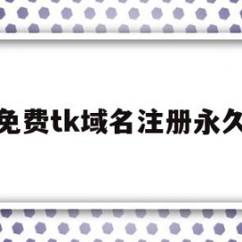 包含免费tk域名注册永久的词条