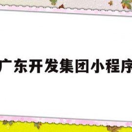 广东开发集团小程序(广东开发集团小程序怎么注册)