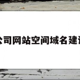 公司网站空间域名建设(公司网站空间域名建设要求)