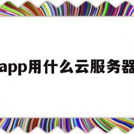 app用什么云服务器(app用什么云服务器最好)