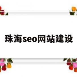 珠海seo网站建设(珠海seo网站优化)