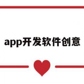app开发软件创意(简单的app开发案例)