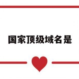 国家顶级域名是(国家顶级域名争议解决办法)