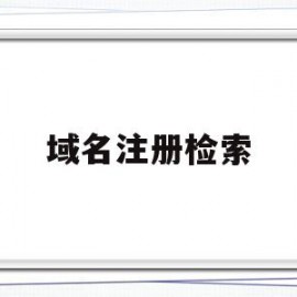 域名注册检索(免费com网站域名注册)