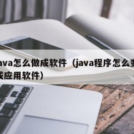 java怎么做成软件（java程序怎么变成应用软件）