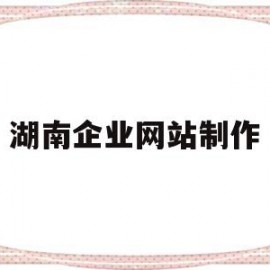 湖南企业网站制作(深圳企业网站制作设计)