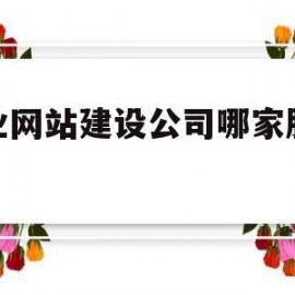 企业网站建设公司哪家服务好(企业网站建设网站)