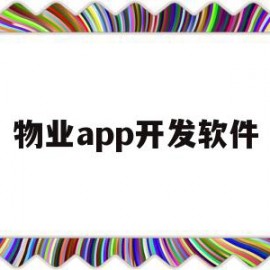 物业app开发软件(物业app主要有哪些软件)