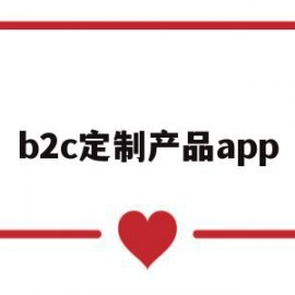 b2c定制产品app(b2c的定义和市场定位)