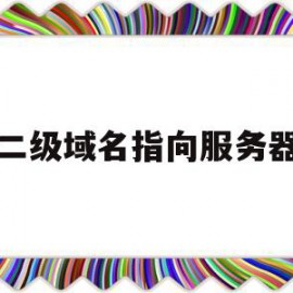 二级域名指向服务器(二级域名指向服务器ip地址)