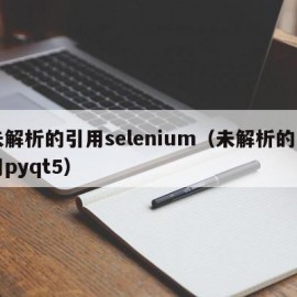 未解析的引用selenium（未解析的引用pyqt5）