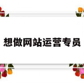 想做网站运营专员(网站运营专员月薪多少)