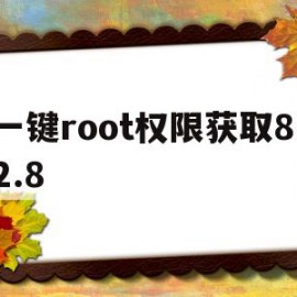 包含一键root权限获取8.2.8的词条