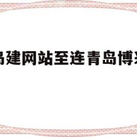 青岛建网站至连青岛博采网络(青岛品牌策划了解q青岛博采网络)