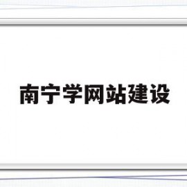 南宁学网站建设(南宁网站设计建设)