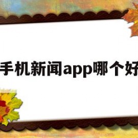 手机新闻app哪个好(手机新闻app哪客观真实)
