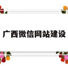 广西微信网站建设(广西微信网站建设平台官网)