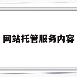 网站托管服务内容(网站托管服务协议)