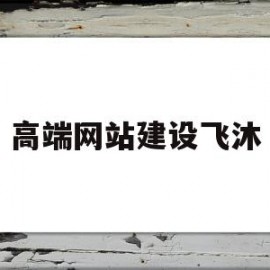 高端网站建设飞沐(高端网站设计企业网站建设)