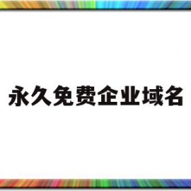 永久免费企业域名(永久免费域名注册申请)
