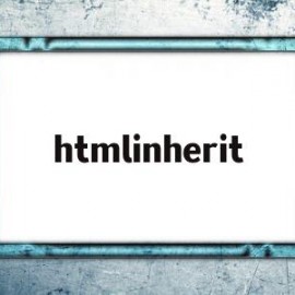 htmlinherit(htmlinput输入框提示信息)