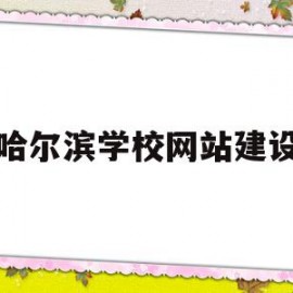 哈尔滨学校网站建设(哈尔滨校园网)