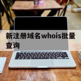 关于新注册域名whois批量查询的信息