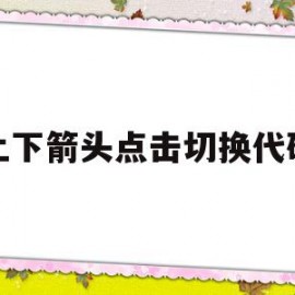 上下箭头点击切换代码(带有上下箭头input)