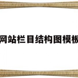 网站栏目结构图模板(网站栏目结构图模板图片)