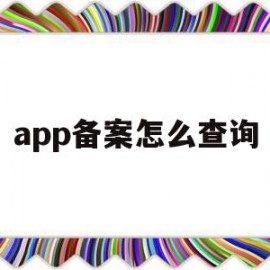 app备案怎么查询(app有备案号是不是就是安全的)