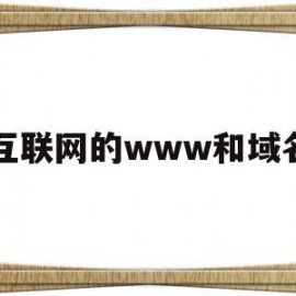 包含互联网的www和域名的词条