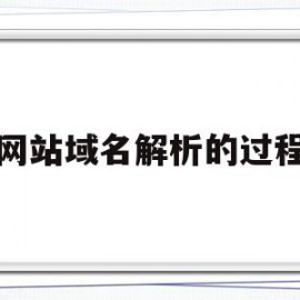 网站域名解析的过程(举例说明域名解析过程)