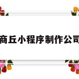 商丘小程序制作公司(商丘小程序制作公司有哪些)