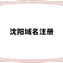 沈阳域名注册(域名注册局官网)