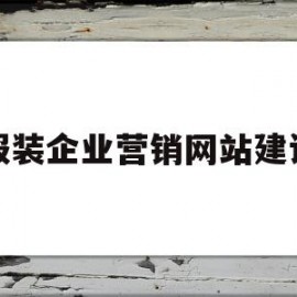 服装企业营销网站建设(服装企业网络营销策略分析)