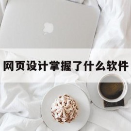网页设计掌握了什么软件(网页设计掌握了什么软件技术)