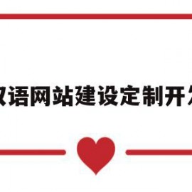 双语网站建设定制开发(双语网站建设定制开发方案)