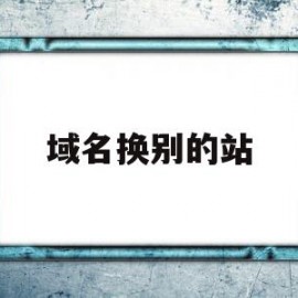 域名换别的站(换了域名能追踪到新的域名吗)