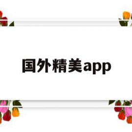 国外精美app(国外精美小别墅图片)