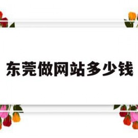 东莞做网站多少钱(东莞做网站公司哪家正规)