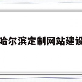 哈尔滨定制网站建设(哈尔滨企业网站制作哪家好)