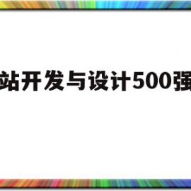包含网站开发与设计500强公司的词条
