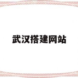 武汉搭建网站(武汉免费网站建站模板)