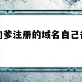 在狗爹注册的域名自己备案了(在狗爹注册的域名自己备案了怎么办)